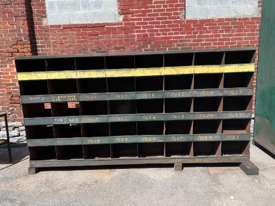 Industrial Metal Double Sided Bin Box