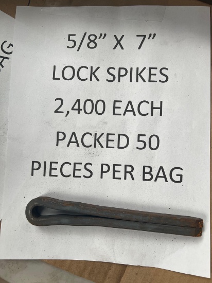 5/8" X 7" Lock Spikes