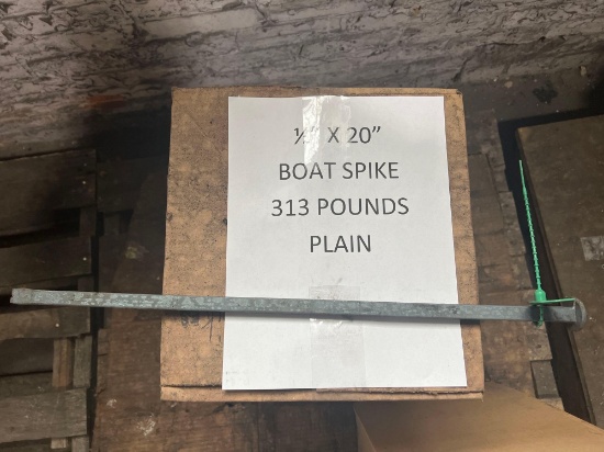 1/2" X 20" Boat Spikes. 136 lbs. Galvanized