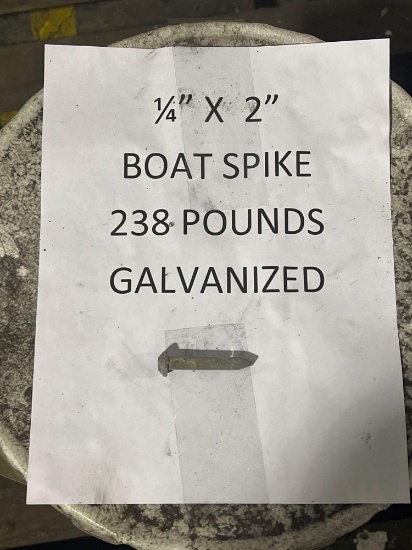 1/4" X 2" Boat Spikes, Galvanized