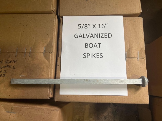 5/8" X 16" Boat Spikes, Galvanized