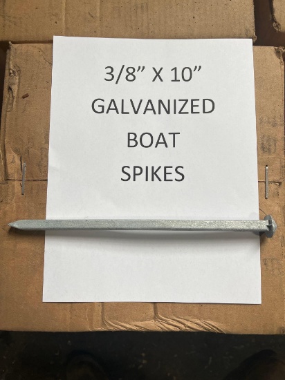 3/8" X 10" Boat Spikes, Galvanized