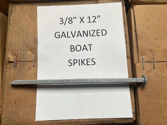 3/8" X 12" Boat Spikes, Galvanized
