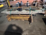 5 Sets of Scaffold Bucks W/ Bracing, Wheels and 4 Platforms.