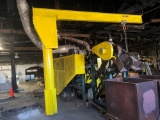 1 1/2 Ton Jib Crane W/ Small Chain Hoist