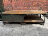 Metal Worktable W/ Cabinet