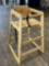 Royal Industries Wooden High Chair