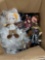 box of halloween dolls