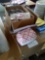 hot dog trays wet wipes and plastic tablecloths