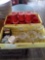 two trays miscellaneous mugs etc