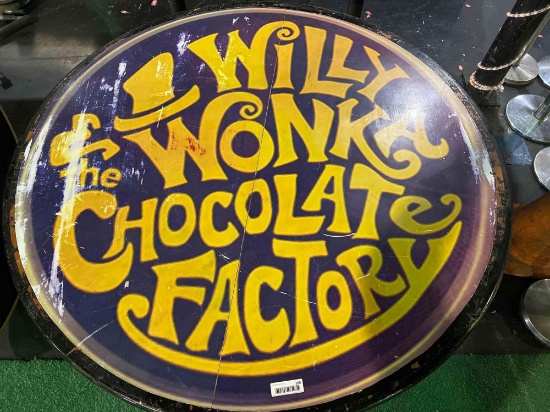 53" Round Table, Willy Wonka Chocolate Factory Decoration