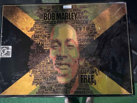 Bob Marley Tabletop, Double Pedestal Table