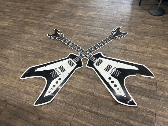 Crossed Guitar Sign