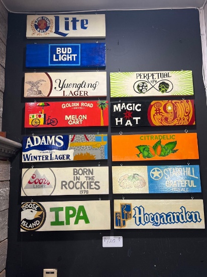 Lot of 12 Signs