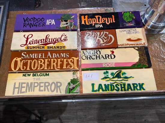 Lot of 8 Signs