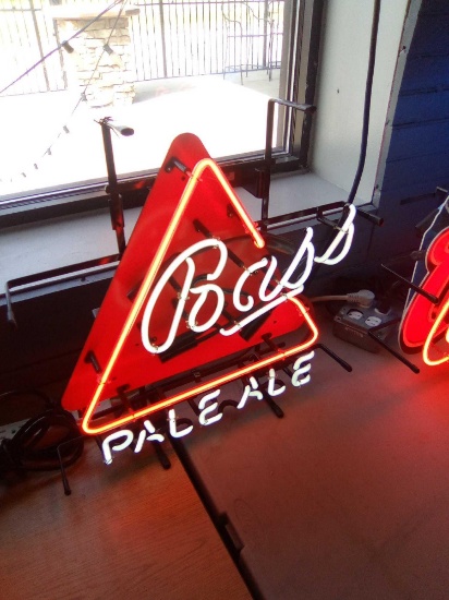 Bass Neon Beer Sign