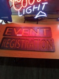 4 metal cut out stencil signs