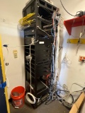 Server Rack W/ Amplifier and Servers