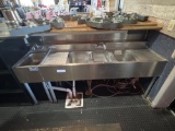 2 Krowne Under Bar Sink Units and Single Wash Sink