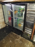 Beverage Air, Glass Front 2 Door bar BB48G