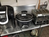 Lot of 3 items ? Commercial Dual Toaster, Crock Pot, & Keurig