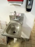 hand wash sink with faucet