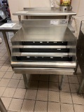 24-in stainless steel Krowne four step raise liquor display