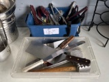 2 box lots of utensils