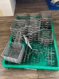 tray lot of wire baskets