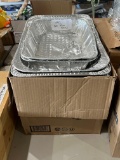 box of aluminum trays