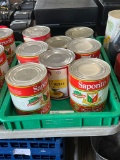 tray lot of pizza sauce
