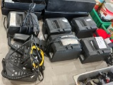 lot of 5 printers and 1 phone