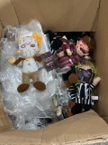 box of halloween dolls