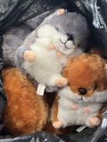 bag of plush toys