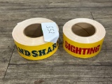 2 Rolls of Land Shark Sighting Caution Tape