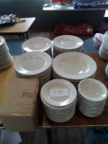 white China plates