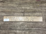 Wooden Sign