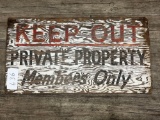 Rustic Wooden Sign