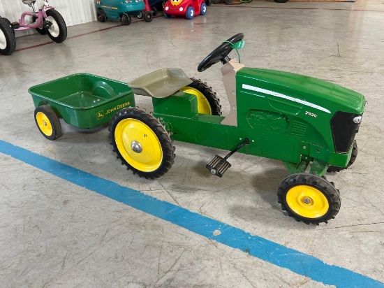 John Deere 7930 Pedal Tractor W/Trailer
