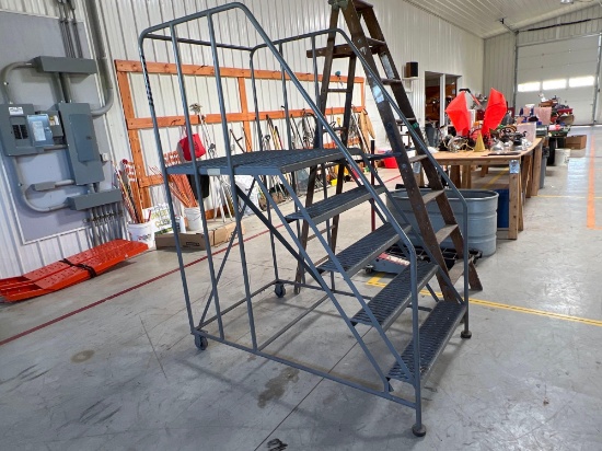 Rolling Warehouse Stairs