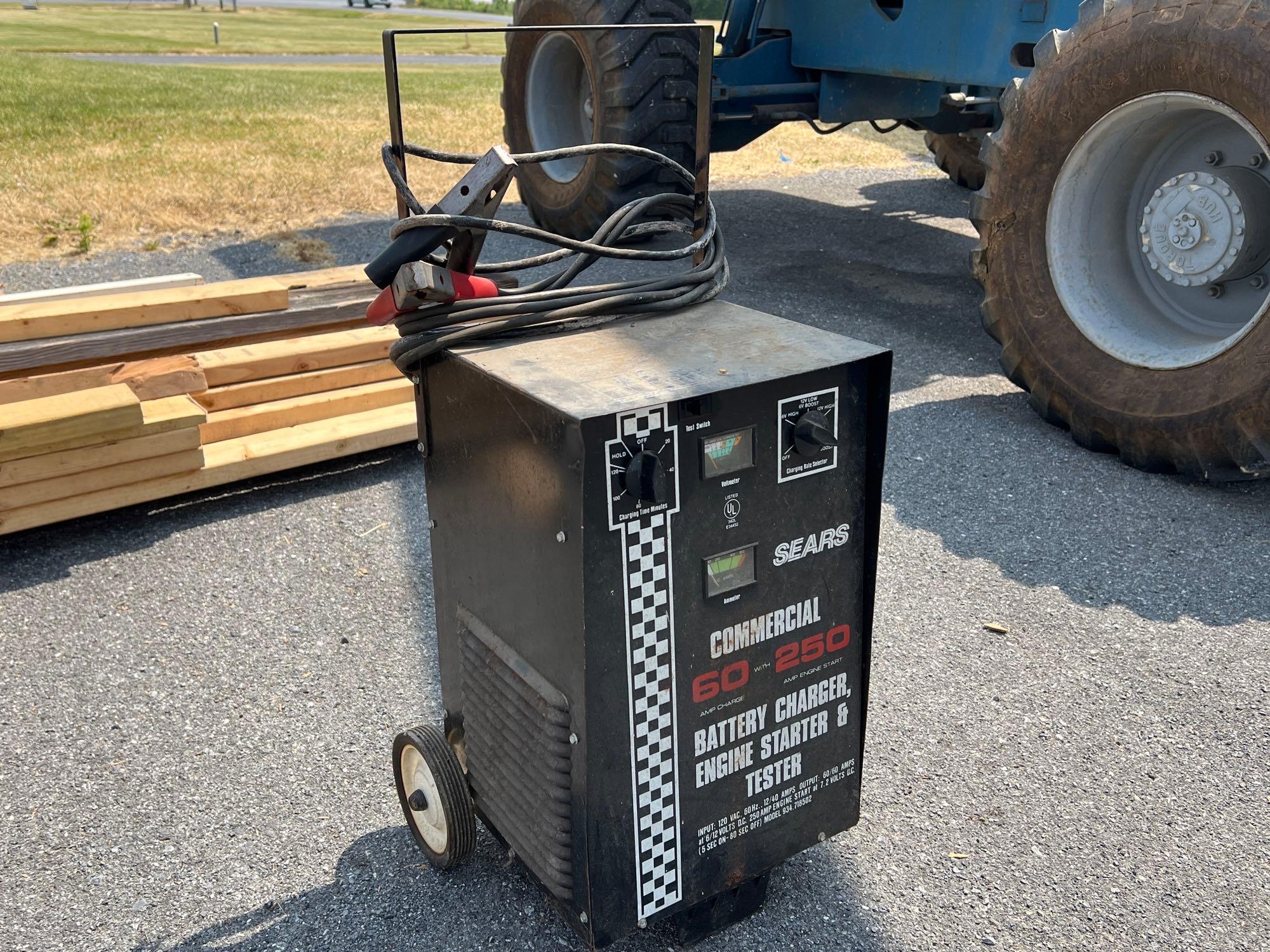 Sears Battery Charger/Starter/Tester Proxibid