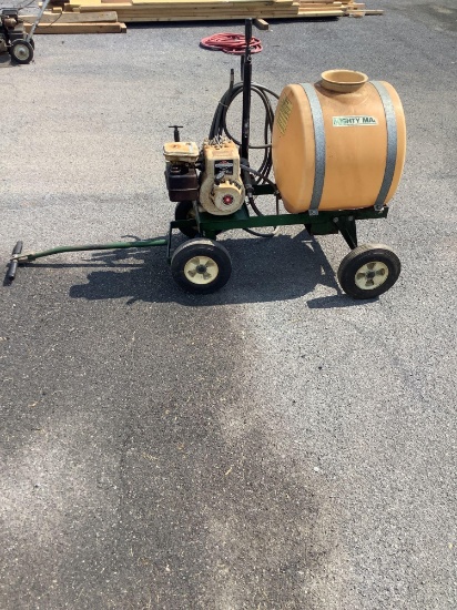 Sprayer On Wheeled Cart