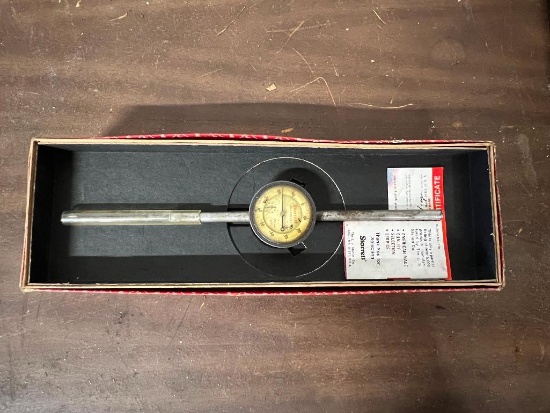 Pratt & Whitney Precision End Measures w/Wooden Case & Inside Micrometer