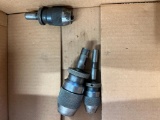 three Albrecht drill Chucks