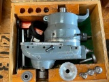 Volstro Rotary Milling Head Serial #1442 w/Wooden Case & Collets
