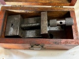 Hermann Schmidt 2 5/16' Precision Vise w/Wooden Case