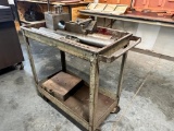 large boring bar holder with four two and a half inch diameter indexable boring bars one large V