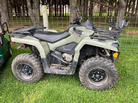 Can-Am outlander 570 V twin, electric fuel injection