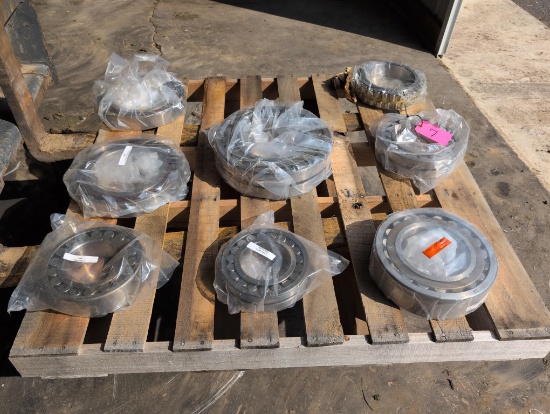 Contents of pallet to include bearings.