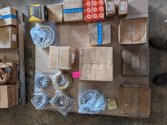 Lot of bearings from Fag, RHB, Fafnir, link belt, torrington